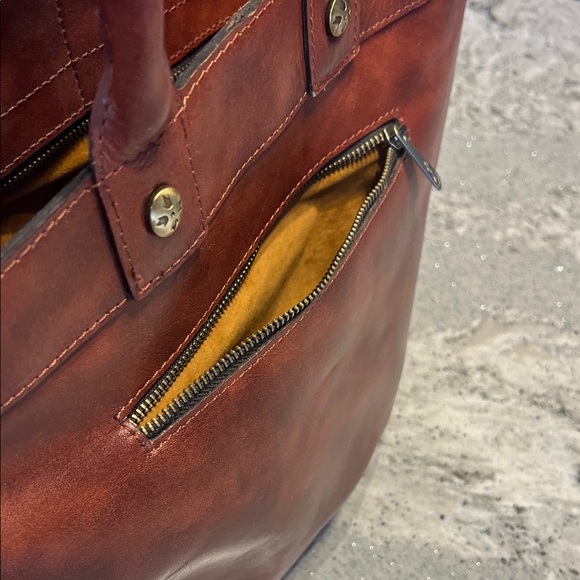 Patricia Nash Rich Brown Woven Tote - Picture 10 of 14